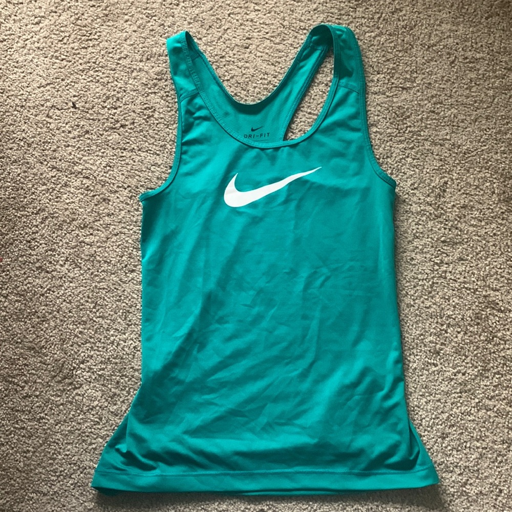 Teal Nike Dri-Fit Tank Too